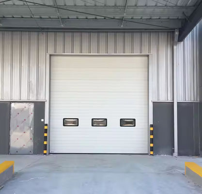 Porte de garage isolée en acier galvanisé pour besoins personnalisés